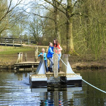 Otters zoeken in Park Immerloo