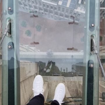 Glazen balkons n lift Eusebius